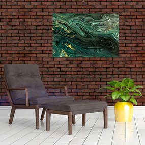 Tablou - Marmură verde (90x60 cm)