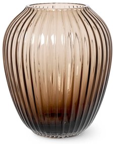 Vază din sticlă Kähler Design Omaggio, înălțime 18,5 cm, maro