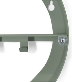 Dulap de baie verde prăfuit suspendat/cu oglindă din metal 35x35 cm Sonnet – Spinder Design