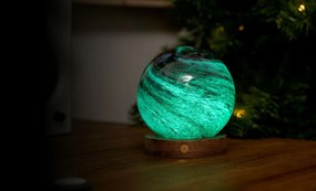 Lampă AstraGlass RGB, variante multiple - Gingko Variantă: Oceanul Stelar - mare