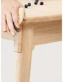 Masă de dining extensibilă din lemn de stejar cu blat suplimentar 106x184 cm Miro – Hammel Furniture