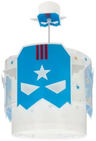 Lustră pentru copii Dalber 61812 BLUE HERO 1xE27/15W/230V