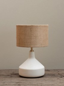 Lampa de masa, cu abajur din iuta, Moloko