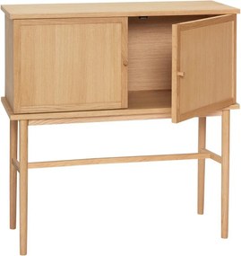 Dulap în culoare naturală cu aspect de lemn de stejar 90x90 cm Dash – Hübsch