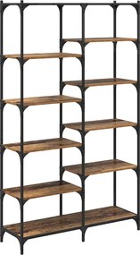 vidaXL Raft pentru cărți Lemn vechi 100 x 32 x 170 cm Lemn compozit