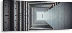 Tablou - Vedere din interiorul clădirii (120x50 cm)