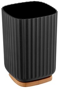 Suport pentru periuțe de dinți Wenko Rotello, negru