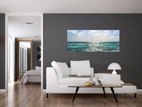 Tablou cu suprafața mării (120x50 cm)