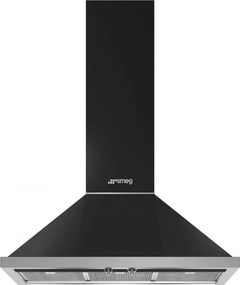 Hota decorativa SMEG Portofino KPF9AN, 275 W, A+, 781 m³/h, 3 viteze, 3 filtre, Supapa, Otel inoxidabil, LED, Antracit