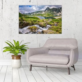 Tablou - Vedere la Muntele Rila (90x60 cm)