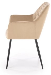 Scaun K558 velvet bej