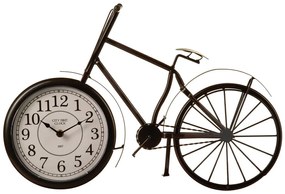 Ceas decorativ Atmosphera Créateur d'intérieur, Metal/Sticla/ABS, Negru, 52x13x32 cm