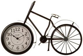 Ceas decorativ Atmosphera Créateur d'intérieur, Metal/Sticla/ABS, Negru, 52x13x32 cm
