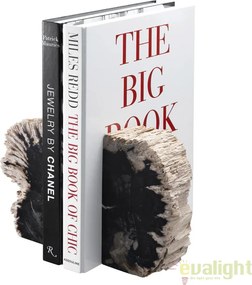 Suport de carti din lemn pietrificat LUX Opia 112446 HZ