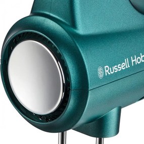 Mixer manual Russell Hobbs Swirl 25891-56, 350 W, 5 viteze, Functie Turbo, Buton pentru accesorii, Batator elicoidal de inalta performanta, Fara BPA, Turcoaz