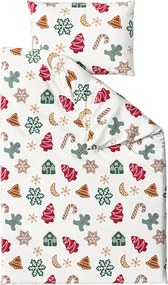 Lenjerie de pat din polibumbac HOLLY POLY alba Dimensiune lenjerie de pat: 70 x 90 cm | 140 x 200 cm