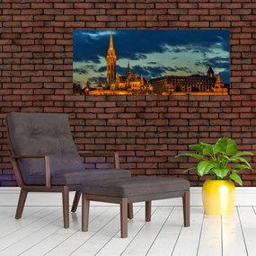 Tablou cu construcție iluminată (120x50 cm)