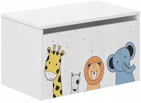 Cutie depozitare copii cu animale 40x40x69 cm