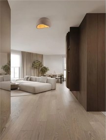 Plafoniera design modern, Stone Brown, AERE, L 50cm