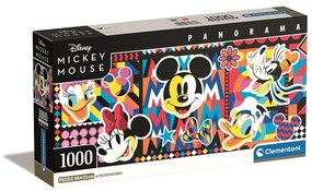 Disney Mickey Pop Art Puzzle panoramic Compact 1000 de piese Clementoni