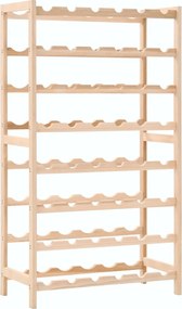 vidaXL Suport sticle de vin, lemn de cedru, 57,5 x 28 x 102 cm