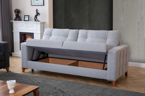 Set canapea extensibila de 210cm si fotoliu alya