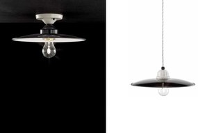 Lustra, Pendul design retro realizata manual B&amp;W, diametru 35cm