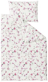 Lenjerie de pat creponata crem FLORAL CREAM Dimensiune lenjerie de pat: 70 x 90 cm | 140 x 200 cm