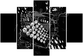 Tablou - Desen în stilul lui Banksy (150x105 cm)