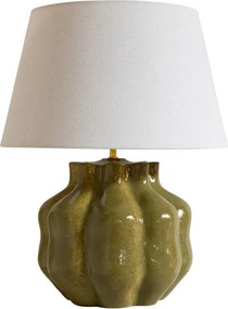 Lampa de masa, cu abajur din in si bumbac, Fleury