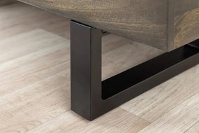 Cufar din lemn Factory Loft 115cm, maro taupe A-46414 VC