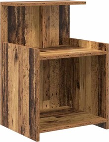 vidaXL Dulap de noapte Lemn vechi 40 x 35 x 60 cm Lemn compozit