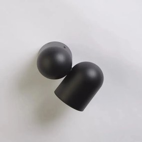 Aplica cu spot directionabil Perla, negru