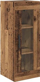 vidaXL Dulap montat pe perete Lemn Vechi 34,5 x 34 x 90 cm