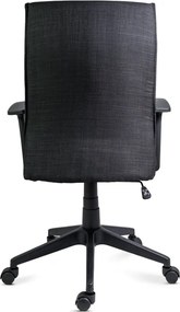 Scaun de birou din material textil OFF 707 negru