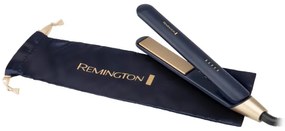 Placa pentru par Remington S5805 Sapphire Luxe, Acoperire ceramica, Caldura rapida, 5 trepte temperatura, Oprire automata, Albastru