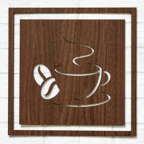 DUBLEZ | Decorațiune din lemn pentru bucătărie - Cafea