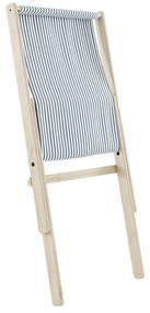Fotoliu pliabil Karup Design Boogie Raw/Beach Blue