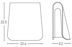 Aplică LED de exterior LED/6W/230V IP54 antracit Zambelis E245