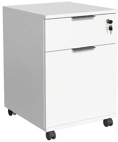 Fiset dulap birou cu roti RKM - 311 Alb 41x61x45 cm