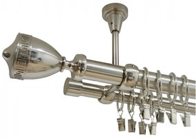 Galerie dubla tavan VERSUS - 25/19 - INOX (Alege marime: 360 cm)