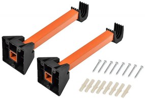 Suport pentru biciclete montat pe perete - 2x