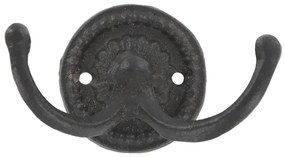 Cuier simplu, din metal, cu 2 agatatori, Alma