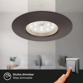 SET 3x corp de iluminat LED dimabil pentru baie ATTACH LED/6,5W/230V IP44 Briloner 7295-031