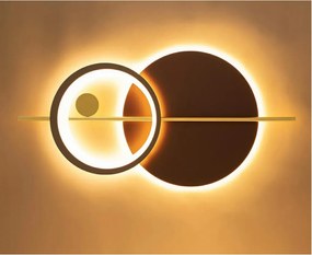 Aplica de perete LED, Ambientala, Design Geormetric, MOON