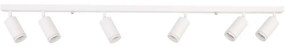 Plafonieră cu spoturi PIPE 6xGU10/10W/230V alb
