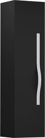 Dulap tip coloana suspendat negru Krofam e-VOG 130 cm maner crom