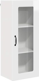 vidaXL Dulap de bucătărie Kalmar Alb lucios 40 x 31 x 100 cm