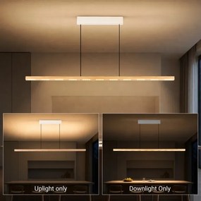 Immax NEO 07310L-LED lustră dimmabilă pe cablu cu senzor MADEIRA 37W/230V 157 cm frasin
