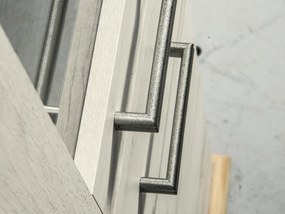 Comodă Kenny 06 (craft Alb + craft auriu). 1057831